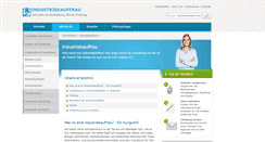 Desktop Screenshot of industriekauffrau.info